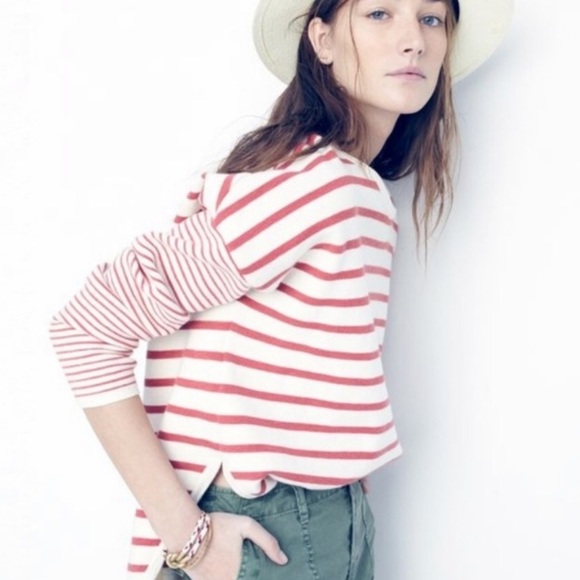 Madewell Sweaters - Madewell Blush and White Sweater